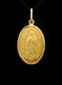 Medalla virgen de Guadalupe plain