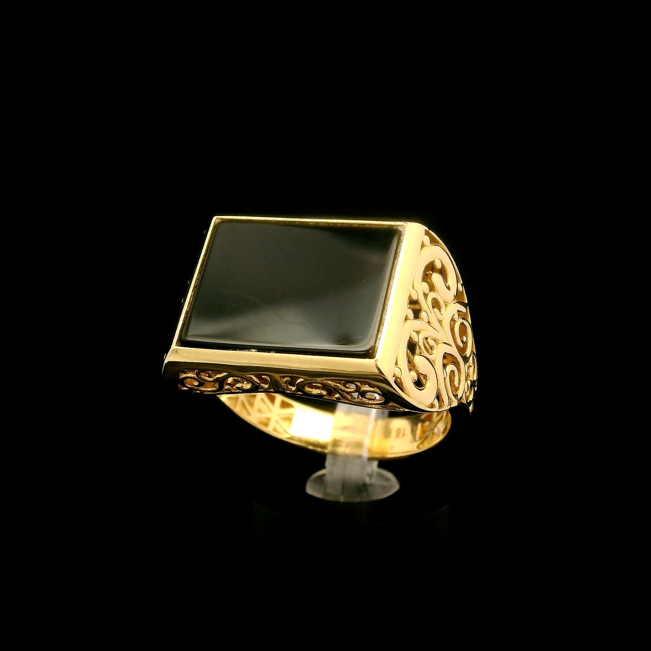 Anillo ónix royal 11