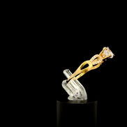 Anillo solitario infinito 8