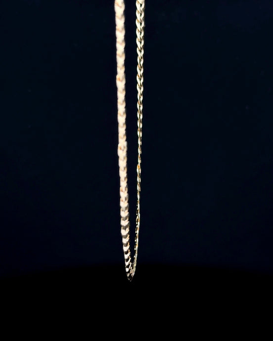 Cadena cubana corte brillo 60cm