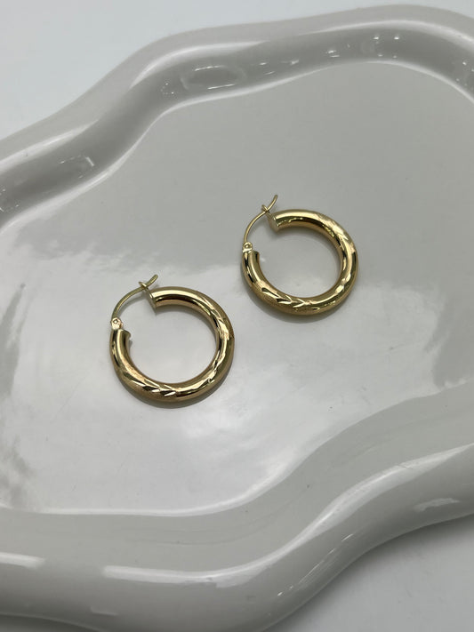 Argollas Diamond cut