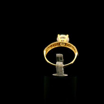 Anillo solitario Z #8