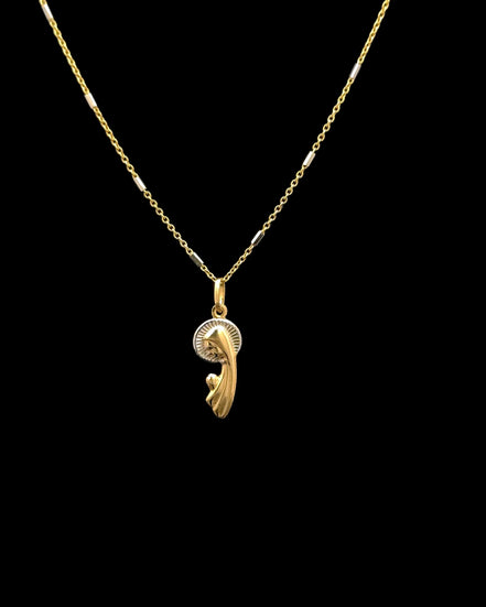 Cadena Virgen María 45cm