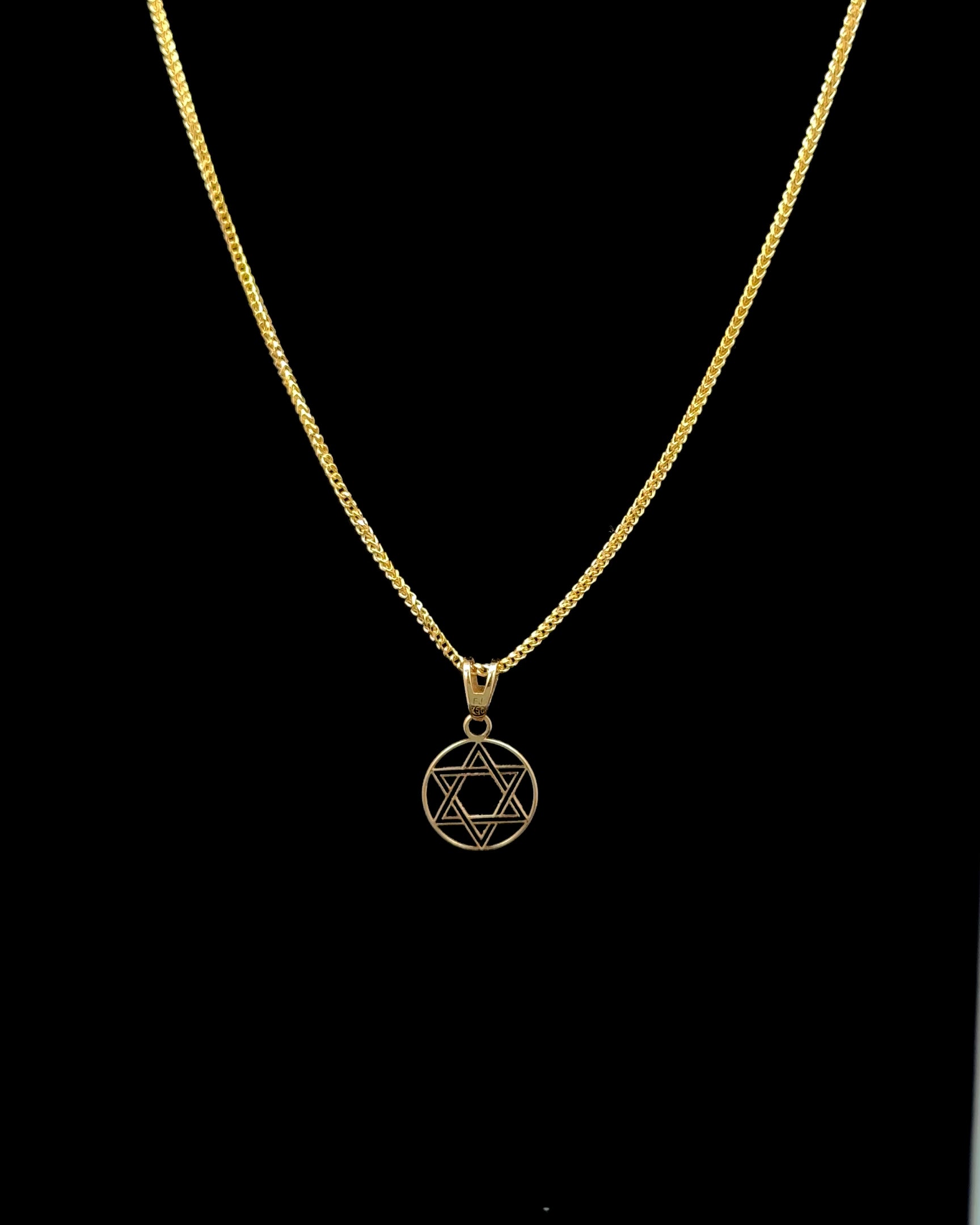 Cadena estrella de David 50cm