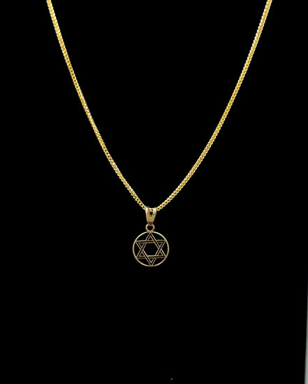 Cadena estrella de David 50cm
