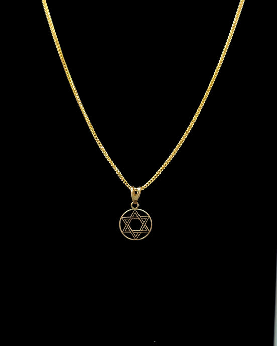 Cadena estrella de David 50cm