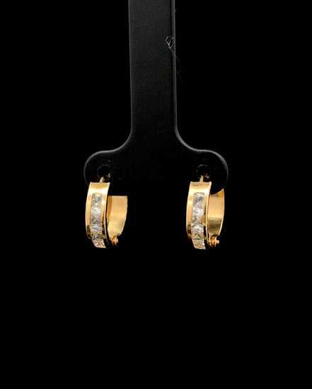 Argollas huggie cuadro