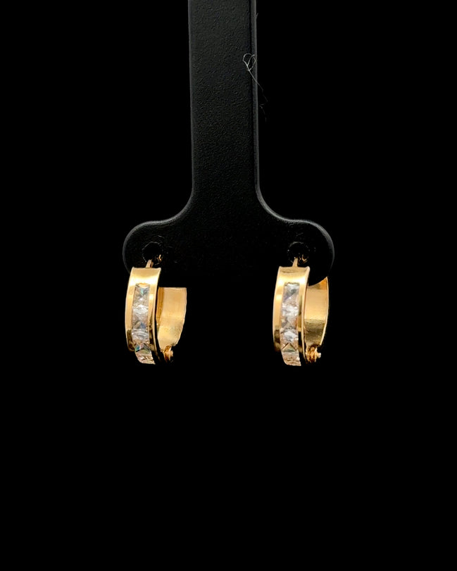 Argollas huggie cuadro