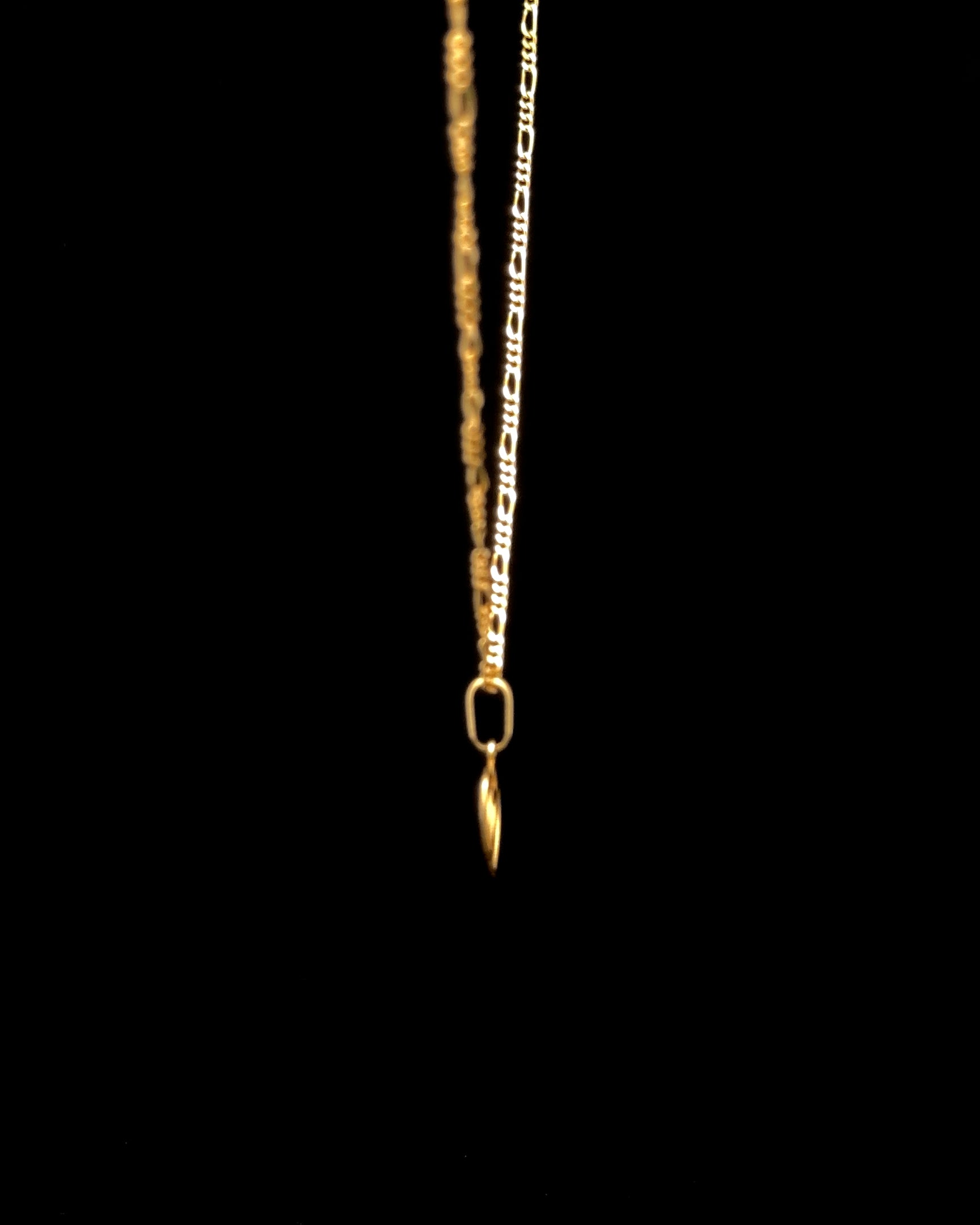 Cadena fígaro love 45cm