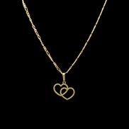 Cadena fígaro love 45cm
