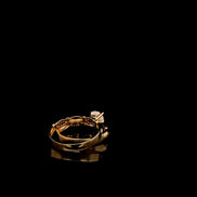 Anillo solitario set #8