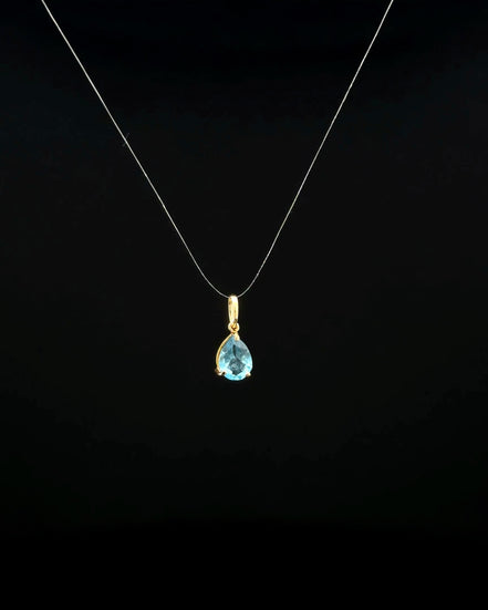 Dije topacio azul
