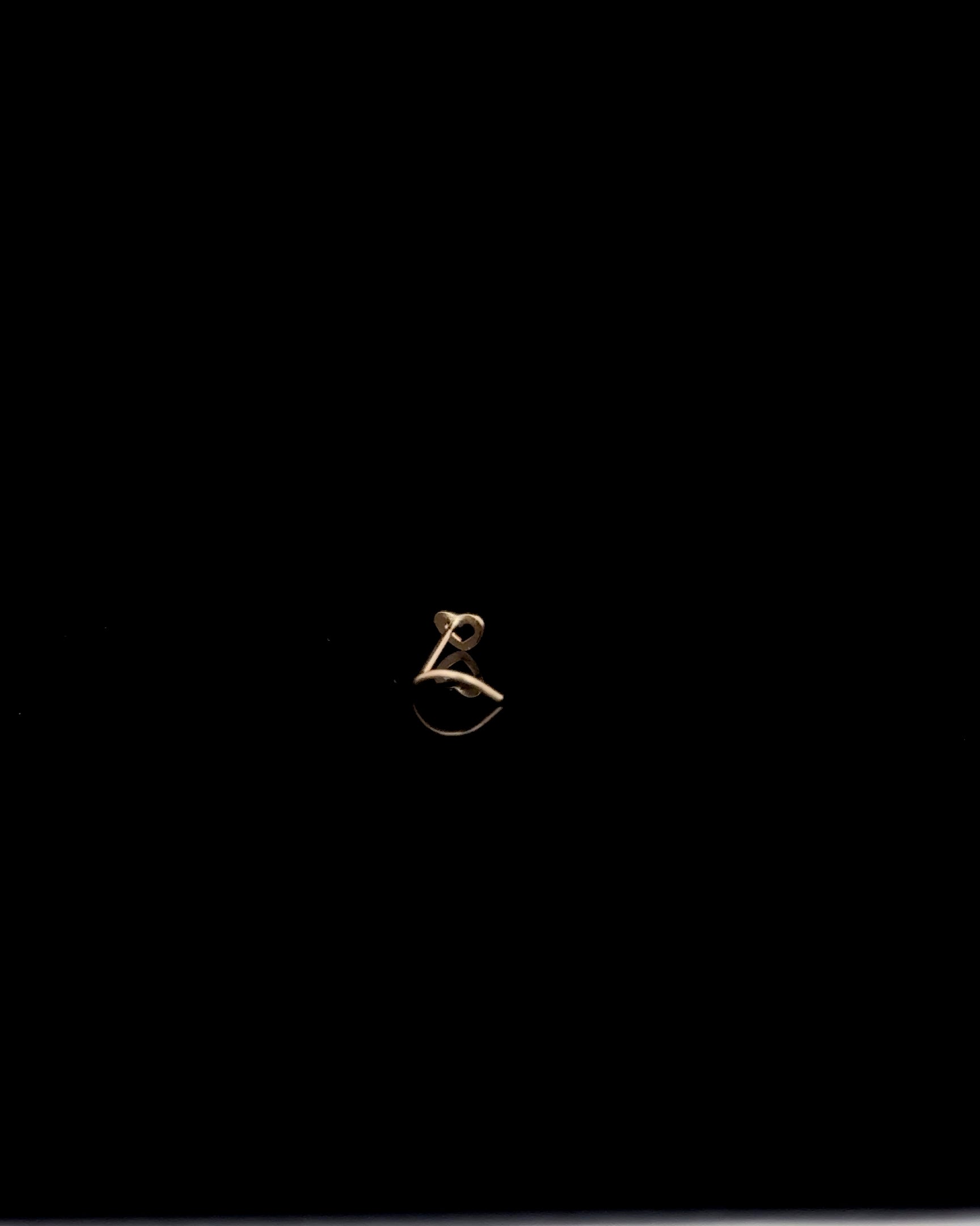 Piercing nariz love hollow