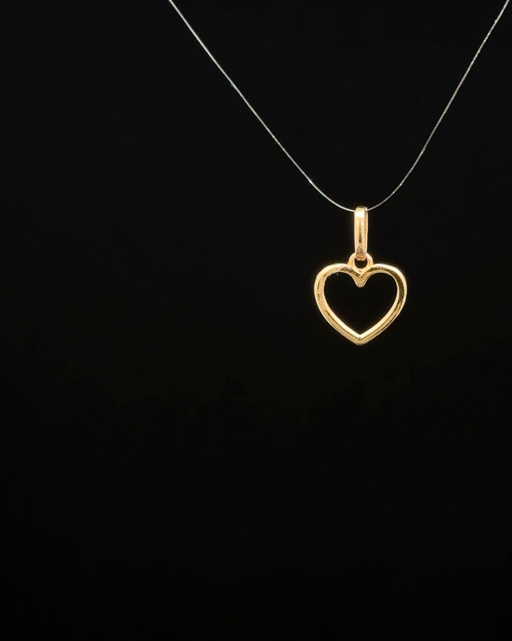 Dije corazón bubble