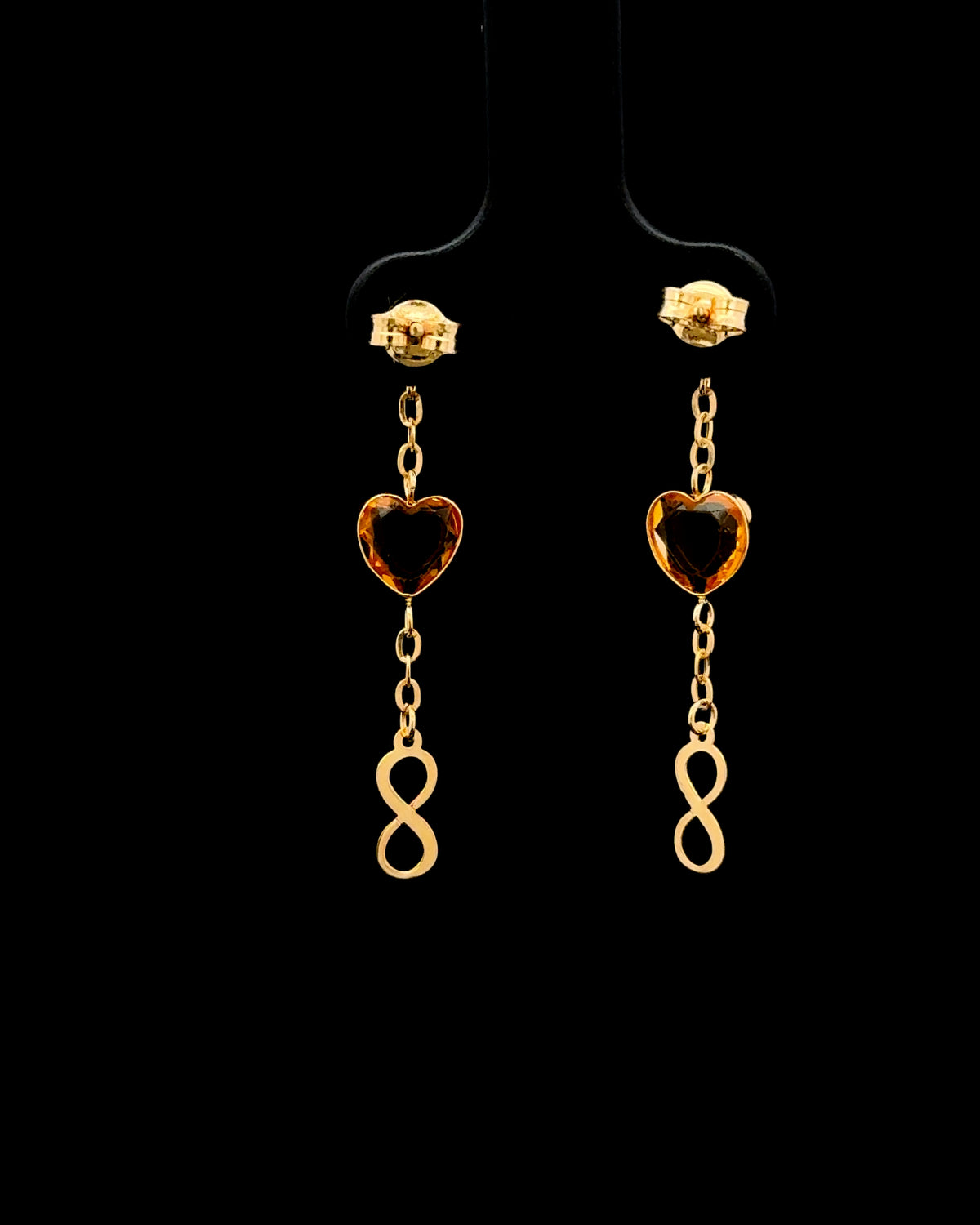 Zarcillos love pendant