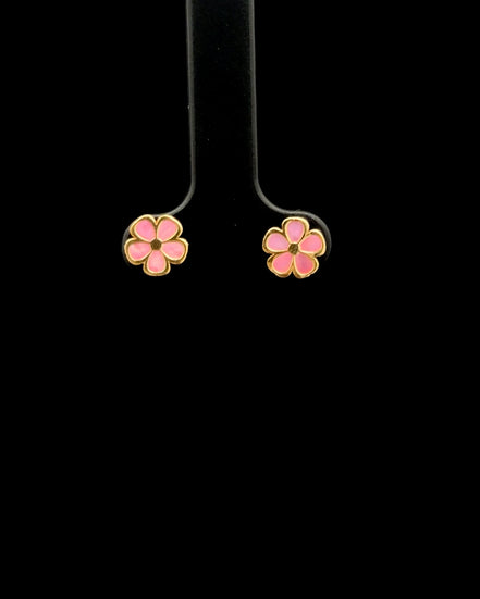 Zarcillos flor pink