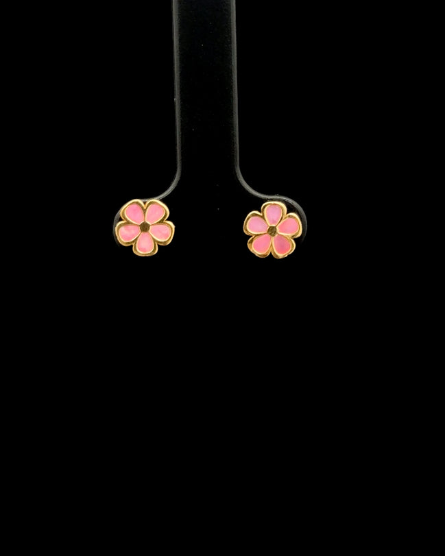 Zarcillos flor pink
