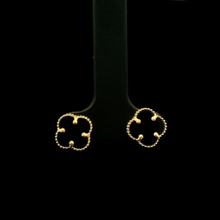 Zarcillos clover negros