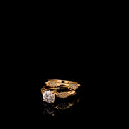 Anillo solitario set #8