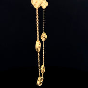 Cadena clover dorada 45cm