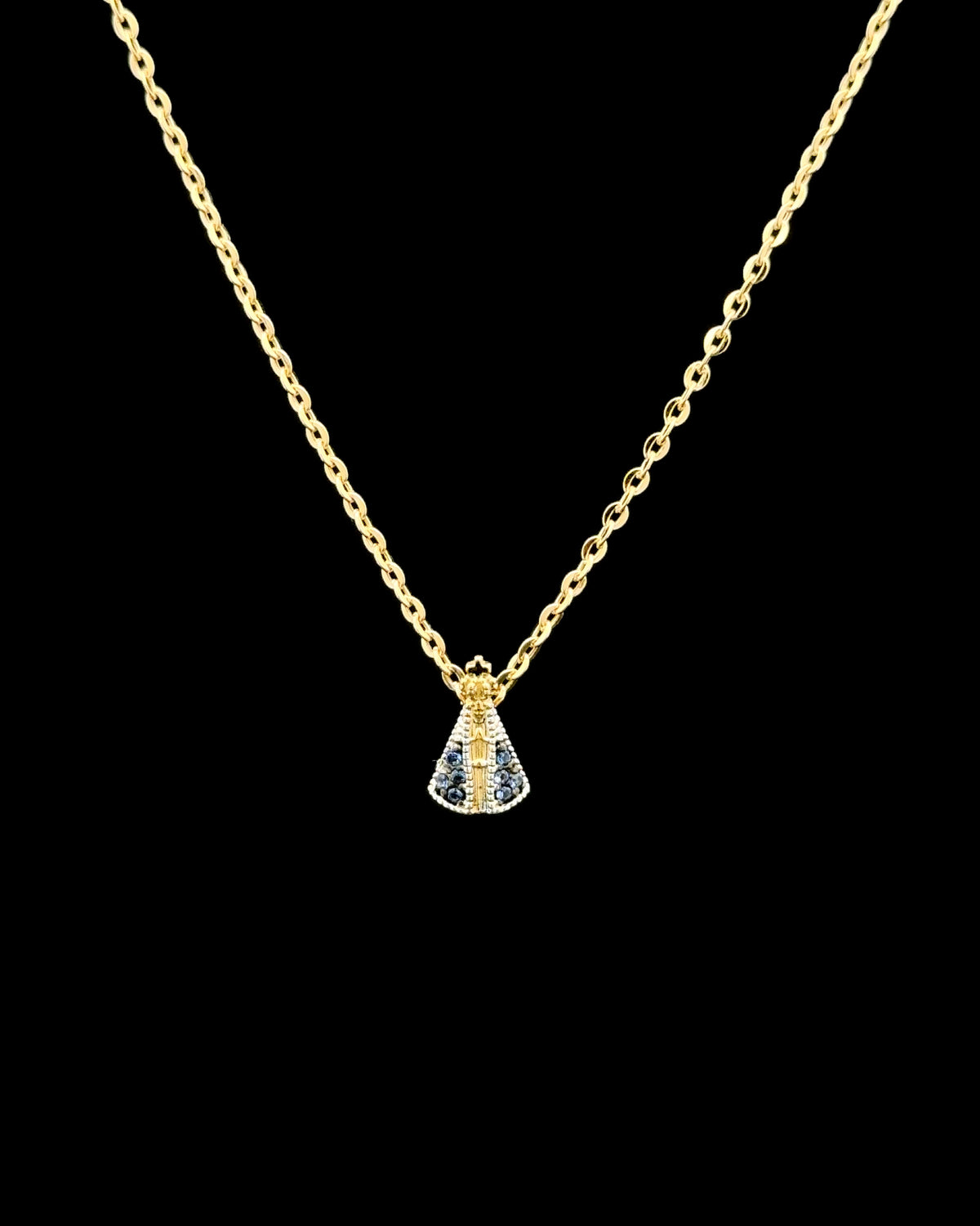 Cadena Virgen del valle 45cm