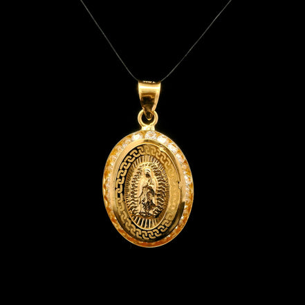 Medalla virgen Guadalupe brillante