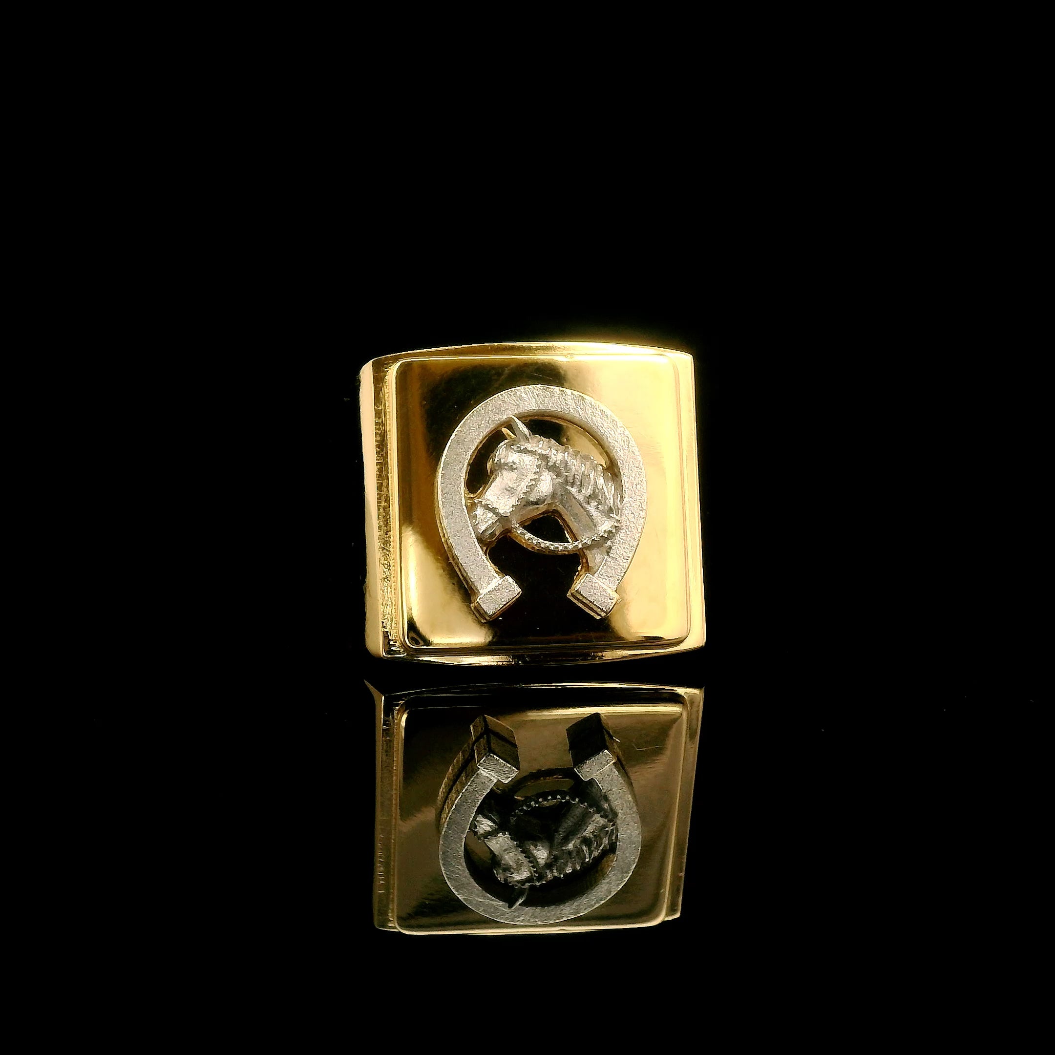 Anillo  sello Caballo 11