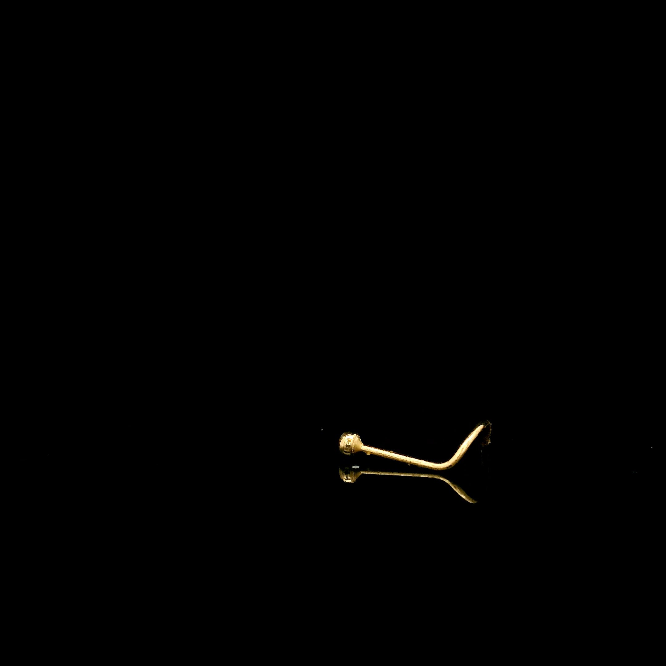 Piercing nariz punto de luz