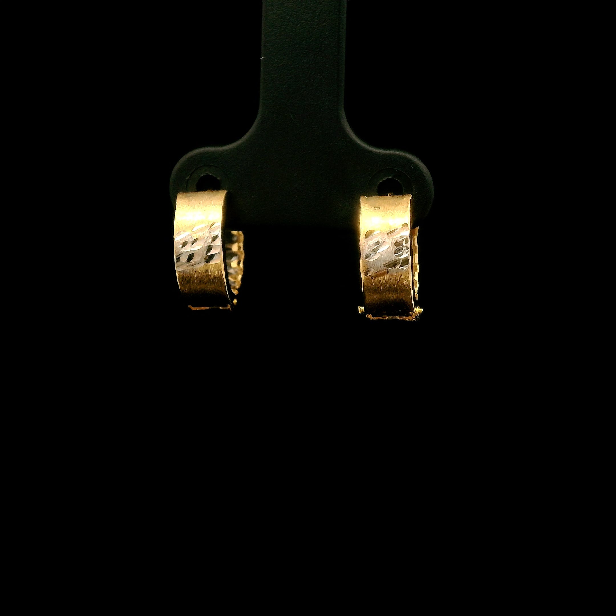 Argollas huggies Swarovski
