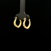 Argollas Huggies rayadas