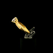 Anillo solitario Z #8