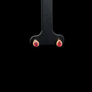 Zarcillos gota ruby