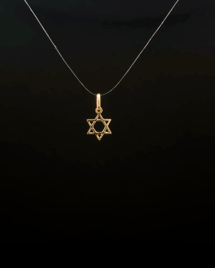 Dije estrella de David mini