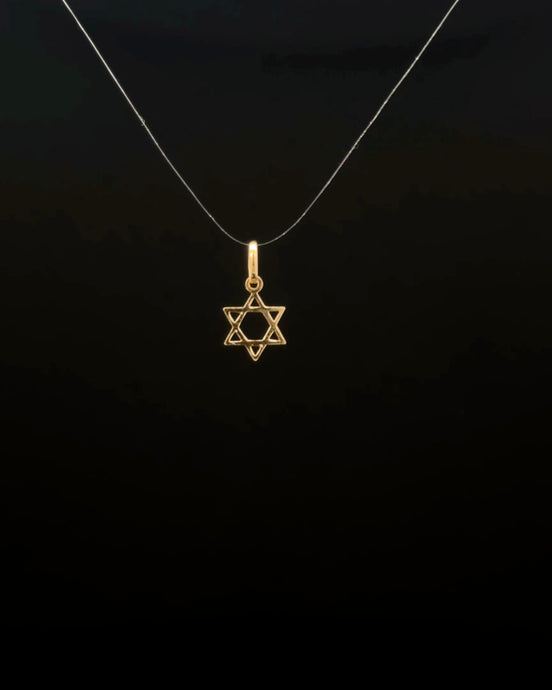 Dije estrella de David mini
