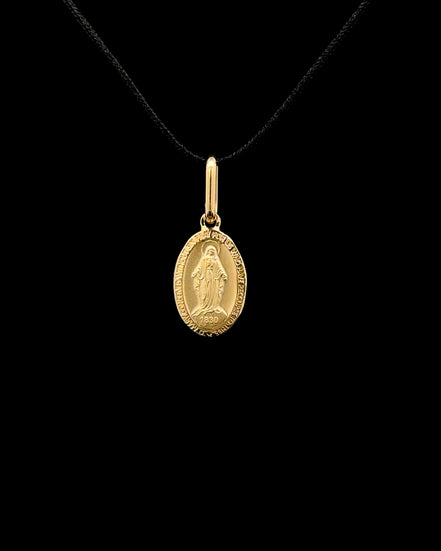 Dije medalla virgen milagrosa