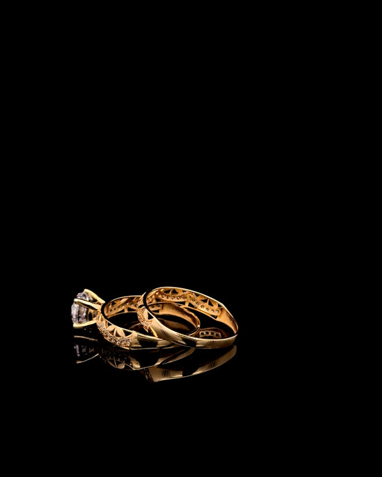 Anillo solitario set #7.5