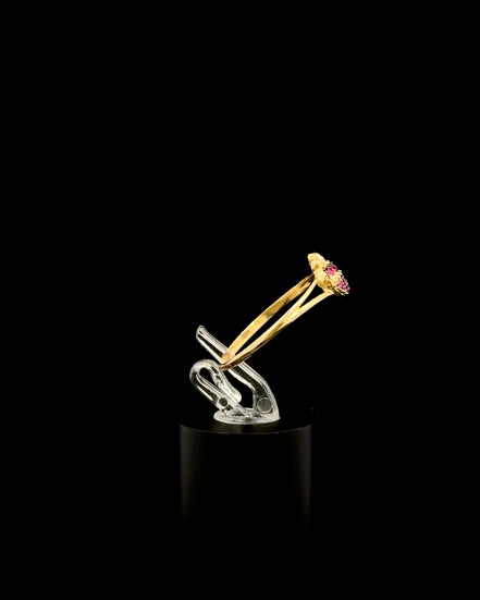Anillo corazón ardiente 9