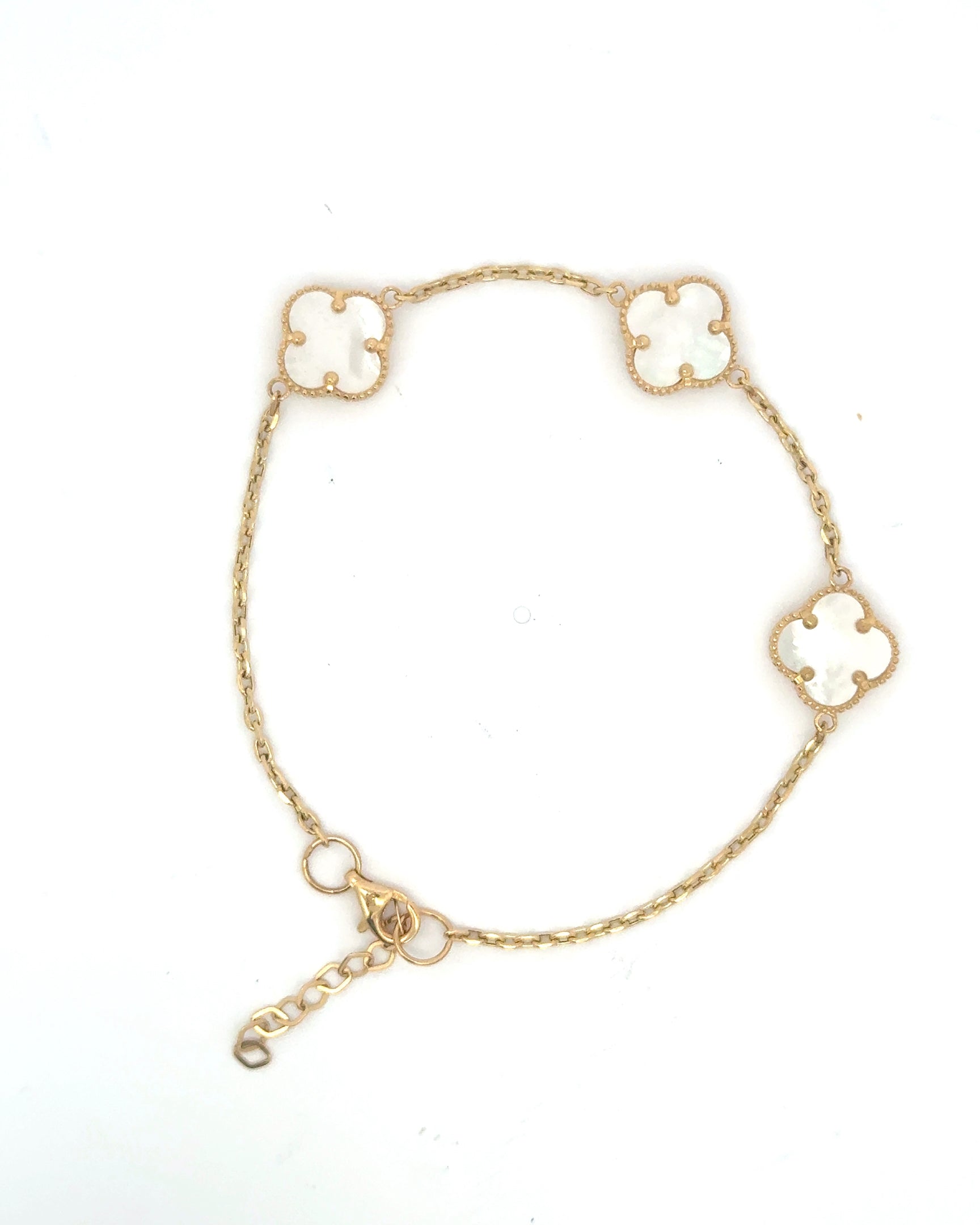 Esclava clover blanco