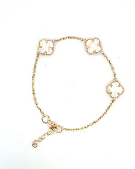 Esclava clover blanco