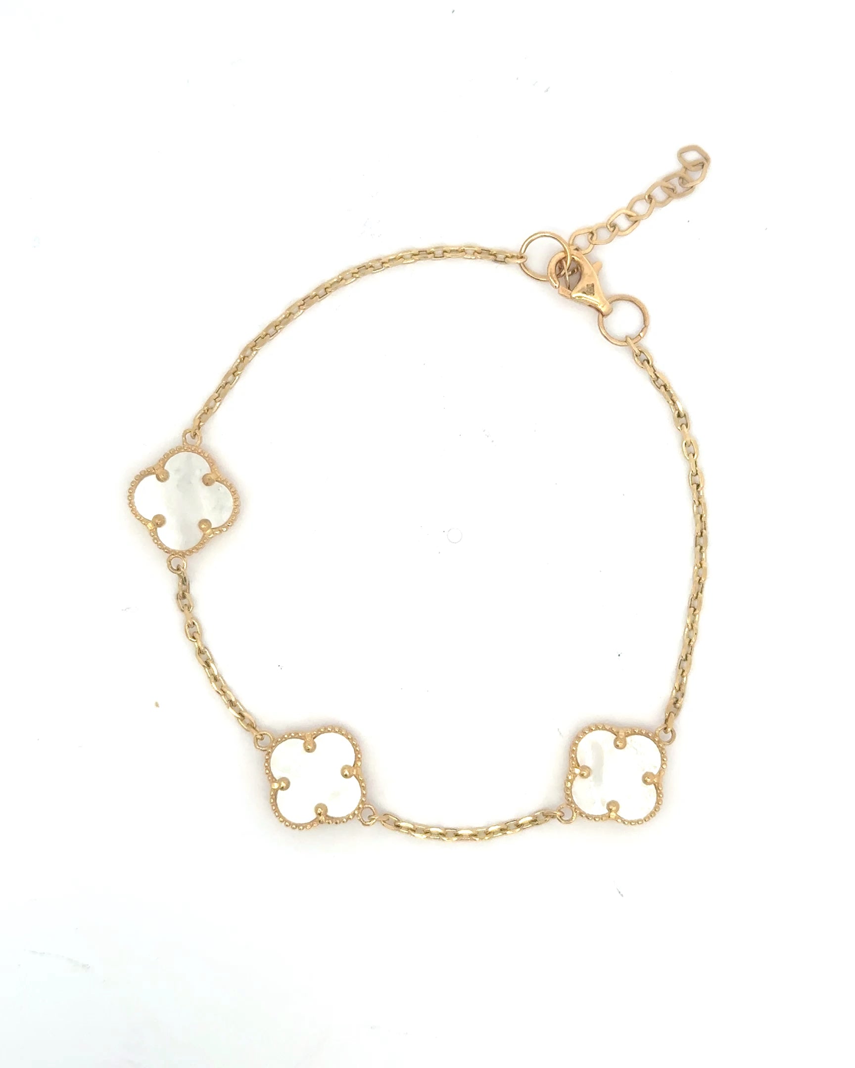 Esclava clover blanco