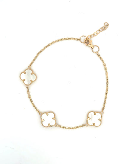 Esclava clover blanco