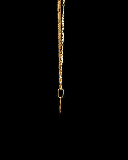Cadena fígaro love 45cm