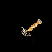 Anillo solitario bubble #8