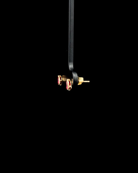 Zarcillos gota ruby