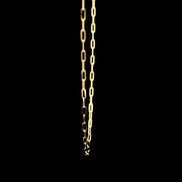 Cadena gargantilla paper clip 40cm