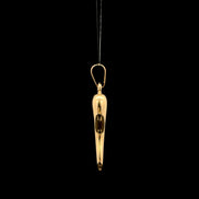 Dije cornicello dorado XL