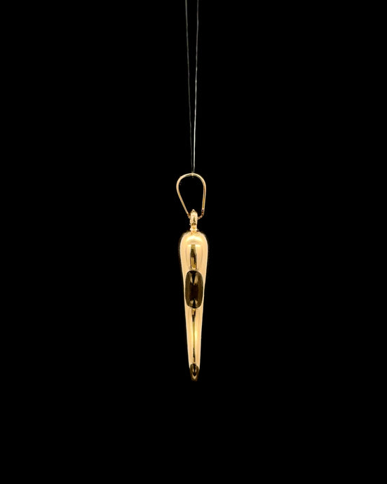 Dije cornicello dorado XL