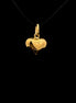 Dije corazón puff