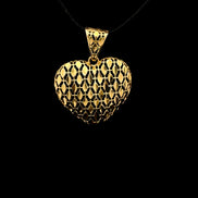 Dije corazón hollow