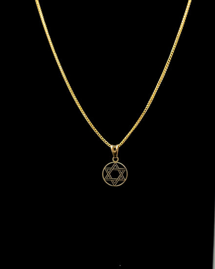 Cadena estrella de David 50cm